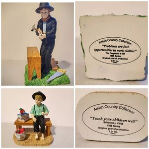 Vintage Lot Of 1996 Banberry Amish Country Collection - 12 Total